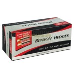 Cutie cu 250 tuburi cu filtru maro Benson & Hedges Black Extra
